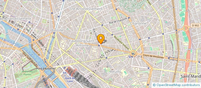 localisation de l'entreprise MADAME ORANA GNENEGBE  PARIS