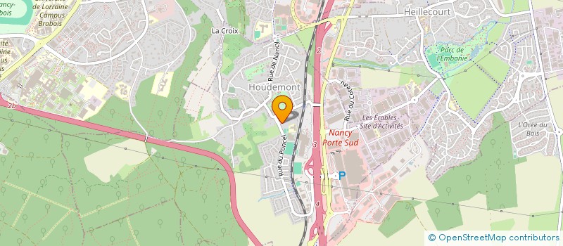 localisation de l'entreprise MADAME ORANE ANDREAS  HOUDEMONT