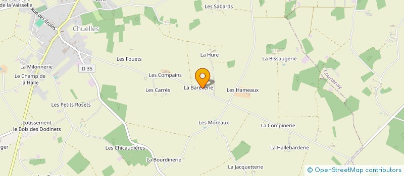 localisation de l'entreprise MADAME ORANE BLANCHET à CHUELLES