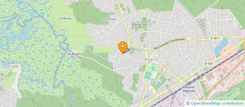 localisation de l'entreprise MADAME ORANE BLED  BIGANOS