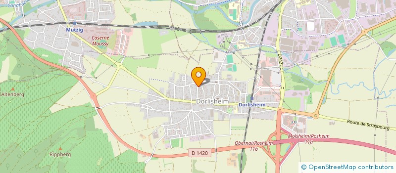 localisation de l'entreprise MADAME ORANE BOYER  DORLISHEIM