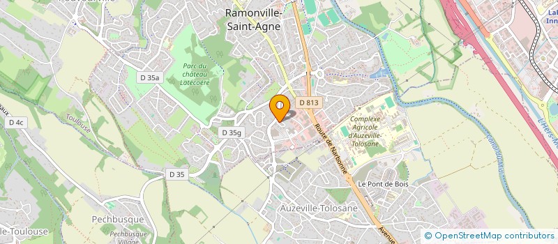 localisation de l'entreprise MADAME ORANE DEMONCHY  RAMONVILLE-SAINT-AGNE