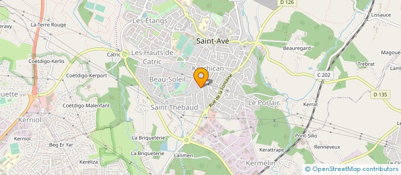 localisation de l'entreprise MADAME ORANE DUBOS  SAINT-AVE