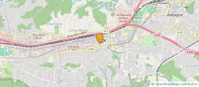 localisation de l'entreprise MADAME ORANE GIRARD  AUBAGNE