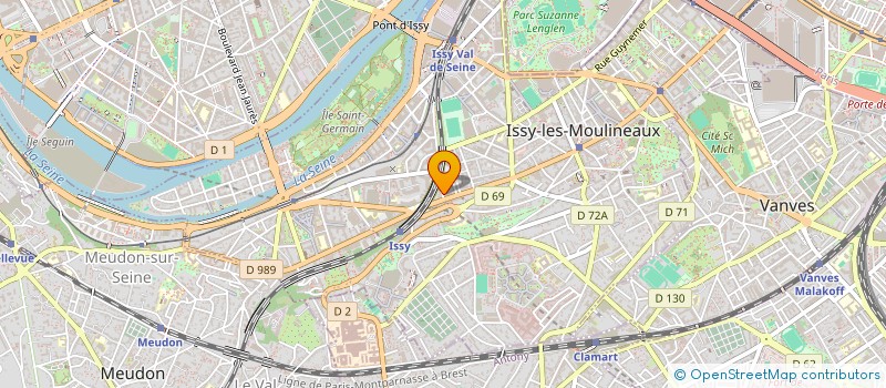 localisation de l'entreprise MADAME ORANE GUISSET à ISSY-LES-MOULINEAUX