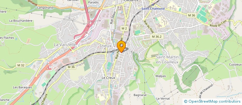 localisation de l'entreprise MADAME ORANE HEURTIER à SAINT-CHAMOND