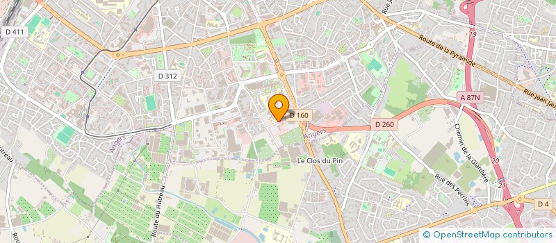 localisation de l'entreprise MADAME ORANE MOUGIN à ANGERS