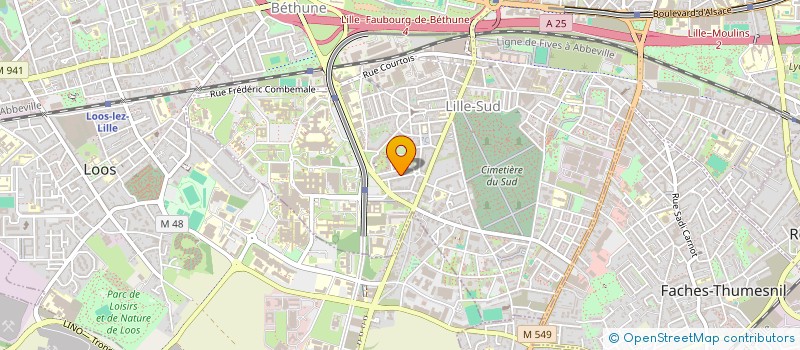 localisation de l'entreprise MADAME ORANE NAJIH à LILLE