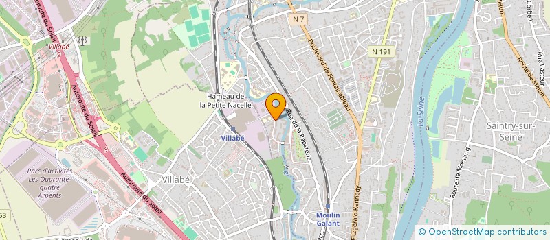 localisation de l'entreprise MADAME ORANE OUASTI  CORBEIL-ESSONNES