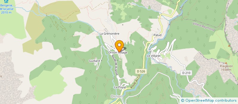 localisation de l'entreprise MADAME ORANE PELHATE à LES DEUX ALPES