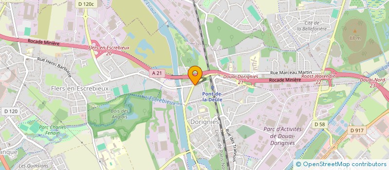 localisation de l'entreprise MADAME ORANE POCHART  FLERS-EN-ESCREBIEUX