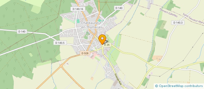 localisation de l'entreprise MADAME ORANE RICHARD à CHATEAUNEUF-EN-THYMERAIS