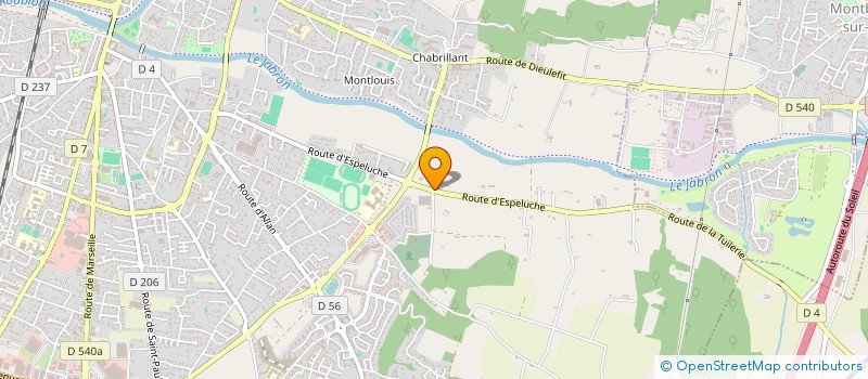 localisation de l'entreprise MADAME ORANE ROULETTE--ANTOINE  MONTELIMAR