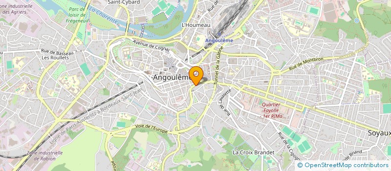 localisation de l'entreprise MADAME ORANE TIBOUT à ANGOULEME