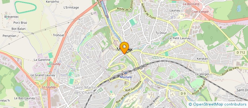 localisation de l'entreprise MADAME ORANE TRONCAY à MORLAIX