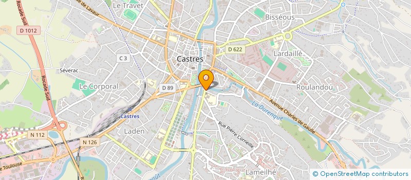 localisation de l'entreprise MADAME ORANE VIGNON  CASTRES