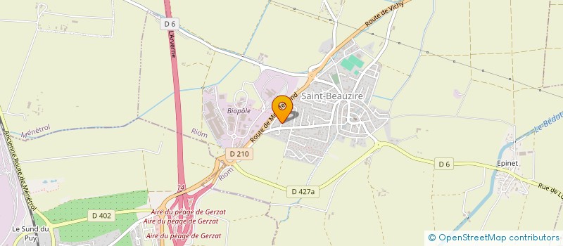 localisation de l'entreprise MADAME ORANE VINSON à SAINT-BEAUZIRE