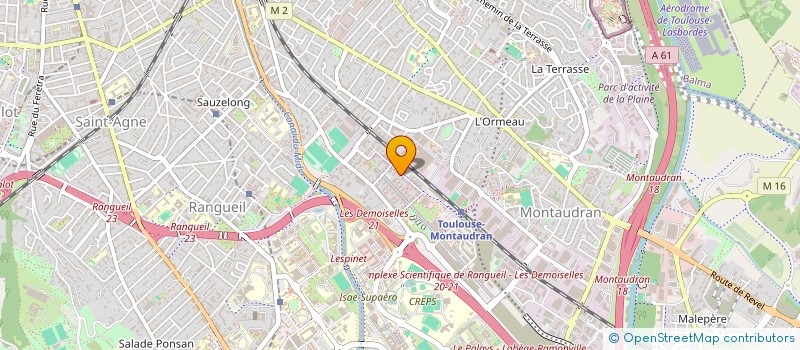 localisation de l'entreprise MADAME ORANNE JOSEPH  TOULOUSE