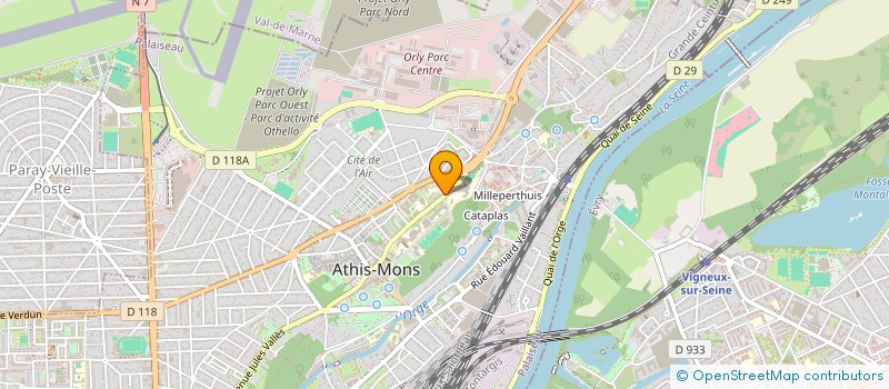 localisation de l'entreprise MADAME ORCHIDEE MUTIMA  ATHIS-MONS