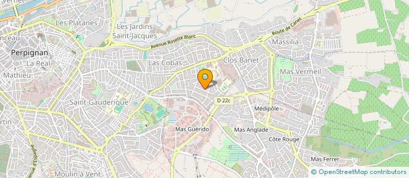 localisation de l'entreprise MADAME ORCHIDEE ROCHE à PERPIGNAN