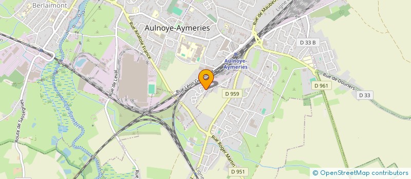 localisation de l'entreprise MADAME ORELIE DEMASSIEUX  AULNOYE-AYMERIES