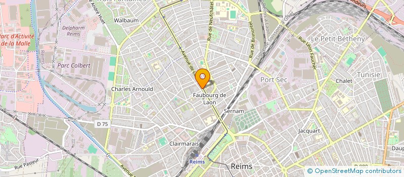 localisation de l'entreprise MADAME ORELIE MINGOLLA  REIMS