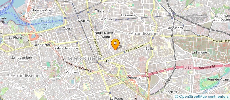 localisation de l'entreprise MADAME ORENCINE DOUDEMENT  MARSEILLE