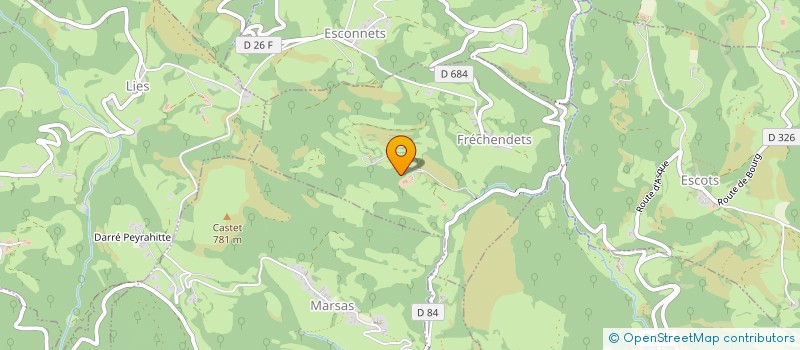 localisation de l'entreprise MADAME ORFEE THIRY  FRECHENDETS