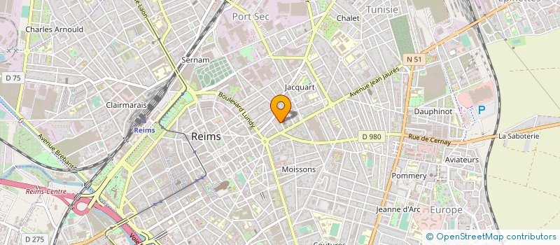 localisation de l'entreprise MADAME ORIALE FAULHABER à REIMS