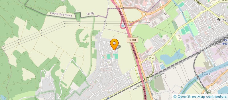 localisation de l'entreprise MADAME ORIANA BOURGEON  CHAMPAGNE-SUR-OISE