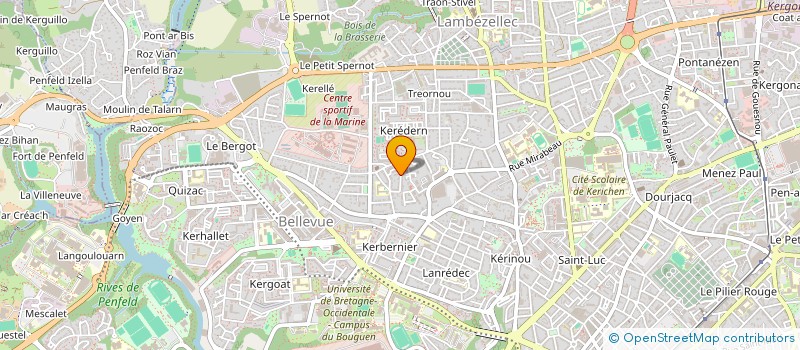 localisation de l'entreprise MADAME ORIANA COLIN à BREST