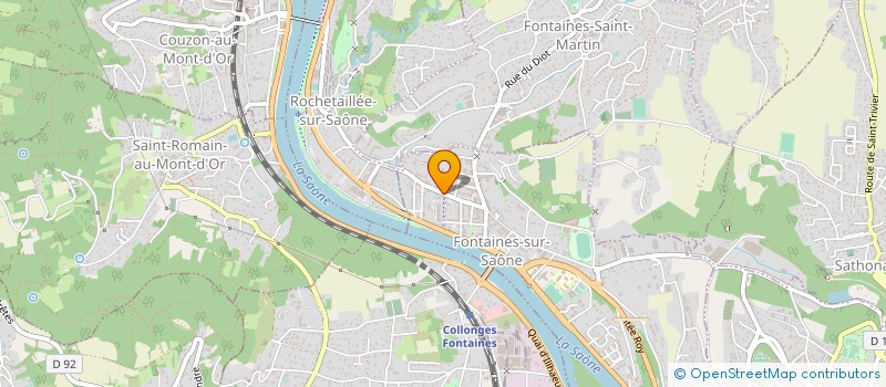 localisation de l'entreprise MADAME ORIANA HEINTZ à FONTAINES-SUR-SAONE