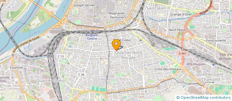 localisation de l'entreprise MADAME ORIANA HODOROVIC  AVIGNON