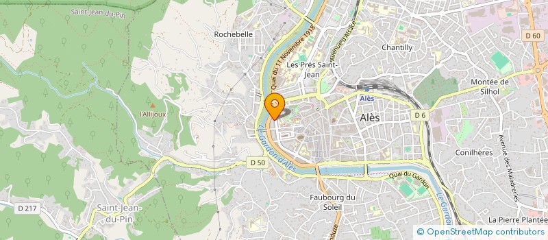 localisation de l'entreprise MADAME ORIANA MATEO  ALES