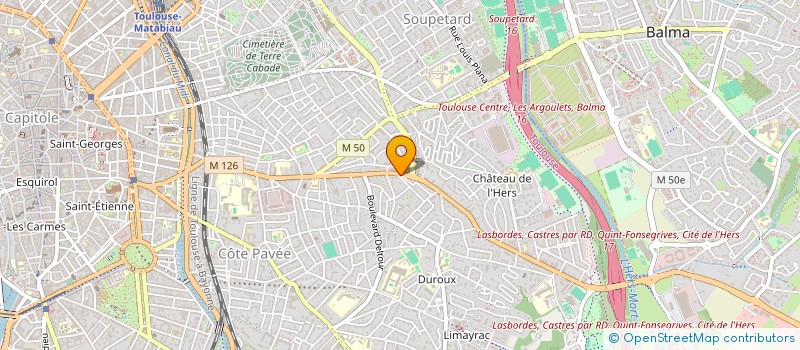 localisation de l'entreprise MADAME ORIANA MONRAISIN à TOULOUSE