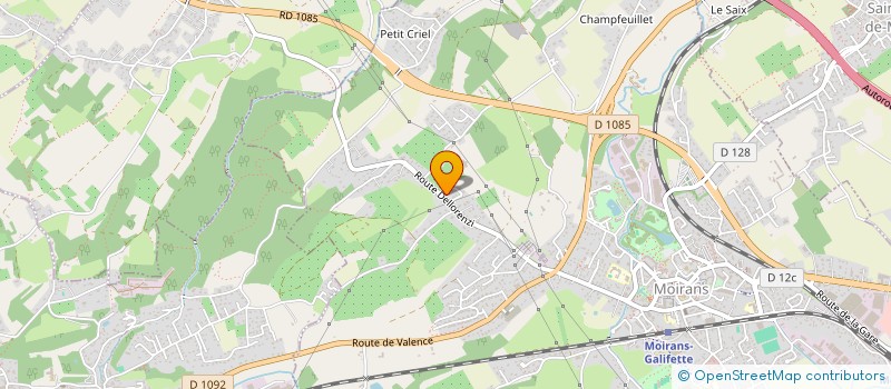 localisation de l'entreprise MADAME ORIANA NADA  MOIRANS