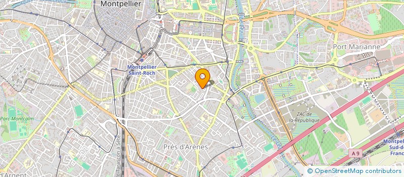 localisation de l'entreprise MADAME ORIANA VALENZA à MONTPELLIER