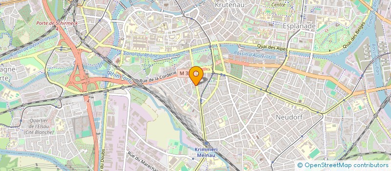 localisation de l'entreprise MADAME ORIANE ALMIN  STRASBOURG