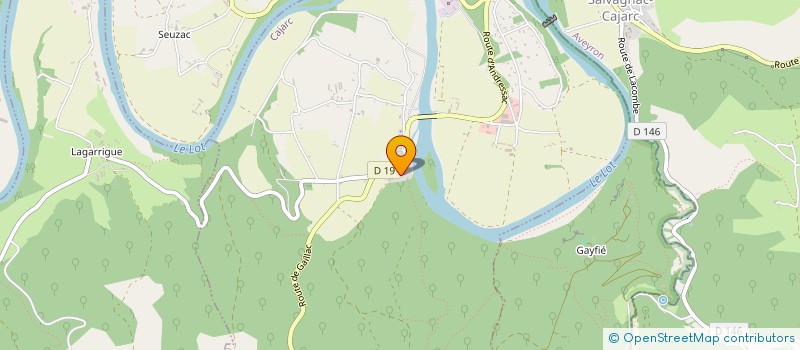 localisation de l'entreprise MADAME ORIANE AYEMIN  CAJARC