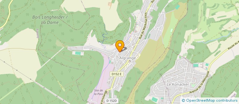 localisation de l'entreprise MADAME ORIANE BAESEL  ALGRANGE