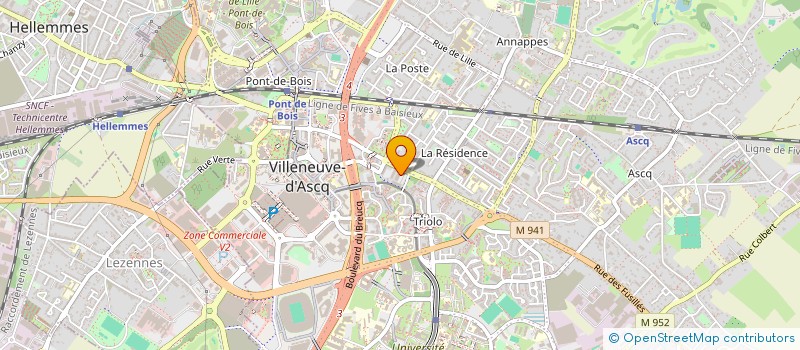 localisation de l'entreprise MADAME ORIANE BALESTRA à VILLENEUVE-D'ASCQ