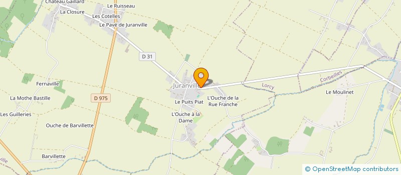 localisation de l'entreprise MADAME ORIANE BENOIST à JURANVILLE