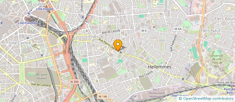 localisation de l'entreprise MADAME ORIANE BENOIST à LILLE