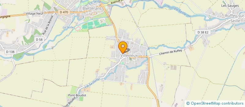 localisation de l'entreprise MADAME ORIANE BERTHET  VILLEVIEUX