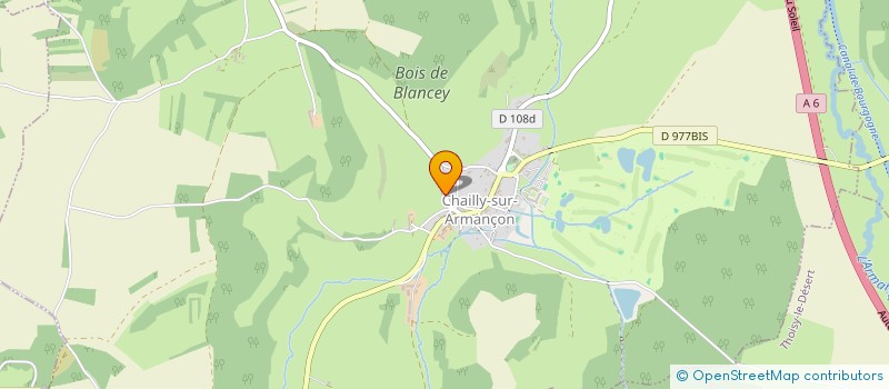 localisation de l'entreprise MADAME ORIANE BOURDON  CHAILLY-SUR-ARMANCON