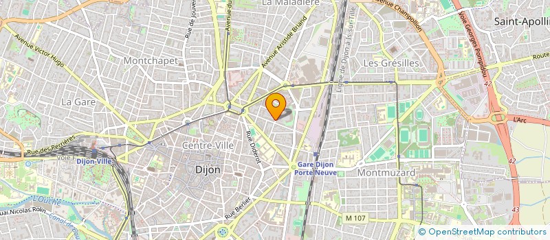localisation de l'entreprise MADAME ORIANE BOUTAULT à DIJON