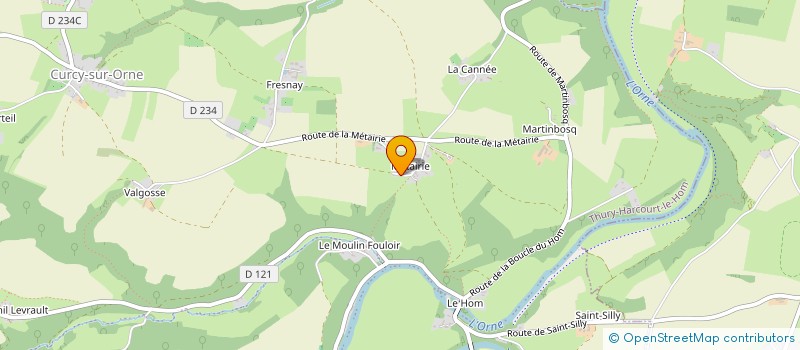 localisation de l'entreprise MADAME ORIANE BRAUD  THURY-HARCOURT-LE-HOM