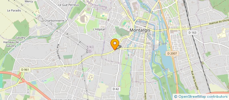 localisation de l'entreprise MADAME ORIANE BRETON  MONTARGIS
