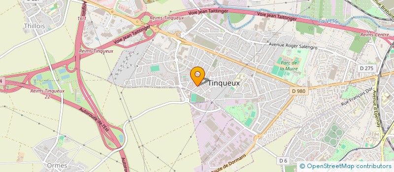 localisation de l'entreprise MADAME ORIANE BRUYANT à TINQUEUX