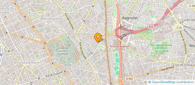 localisation de l'entreprise MADAME ORIANE CHATELLIER  PARIS